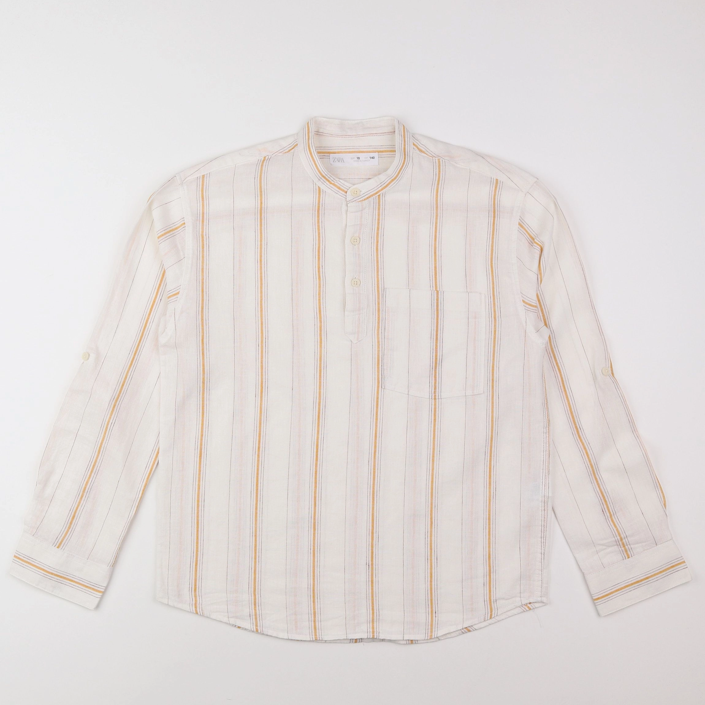 Zara - chemise beige, multicolore - 10 ans